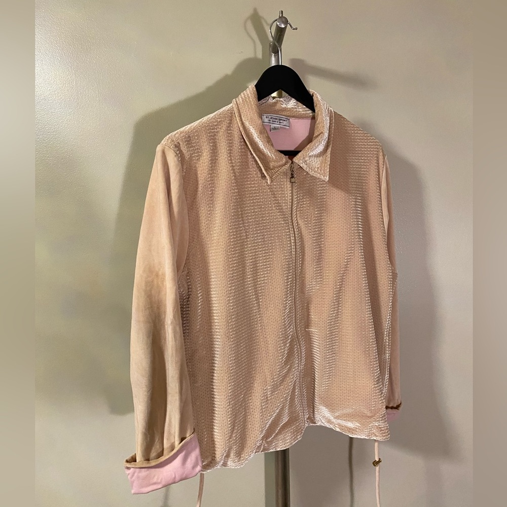 St John 2 Tone Velvet Top